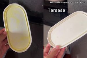 Bukan dicuci pakai odol, cara ini lebih ampuh hilangkan noda kunyit di perabot plastik tanpa bekas