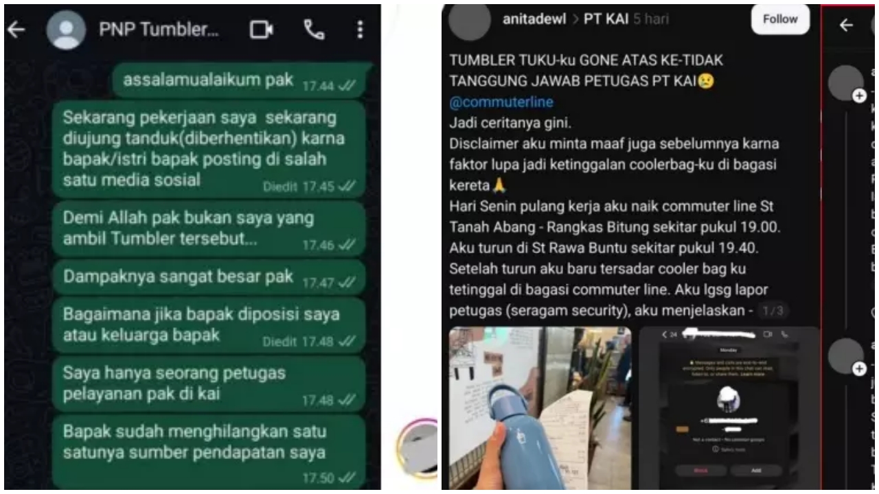 Imbas kasus viral tumbler hilang di KRL, Anita Dewi dipecat dari perusahaannya bekerja