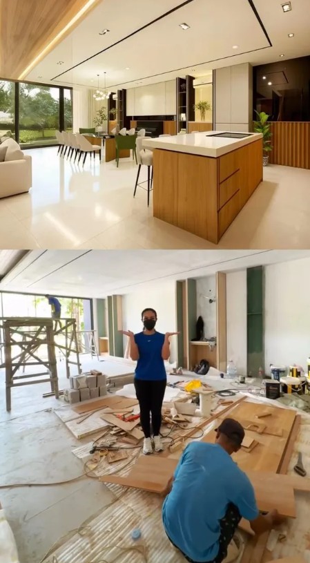 Habiskan dua tahun renovasi, 7 potret progres pembangunan rumah Yura Yunita, usung konsep open space