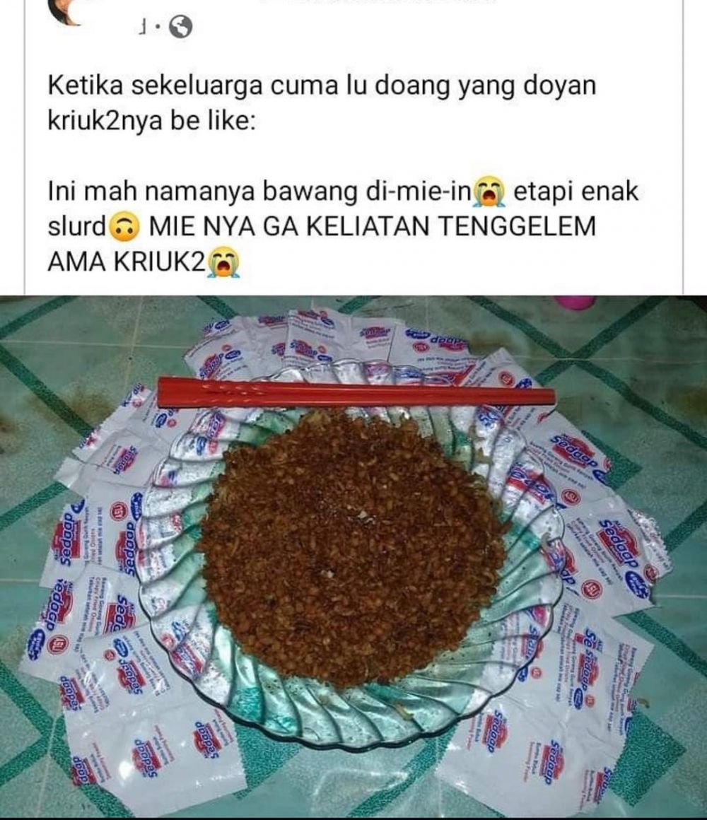 15 Momen apes pamer makanan, bukannya estetik malah gagal total