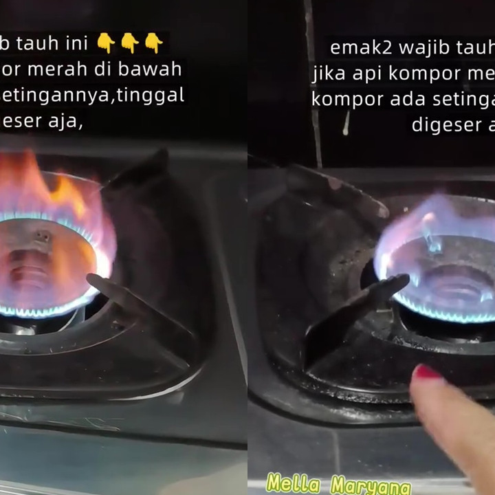 Api kompor berwarna merah bisa bikin perabot jadi gosong! Segera perbaiki dengan 1 langkah praktis ini