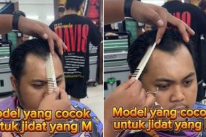 Wajah auto fresh, intip transformasi cowok botak M usai di-styling hasilnya bak pakai hair extension