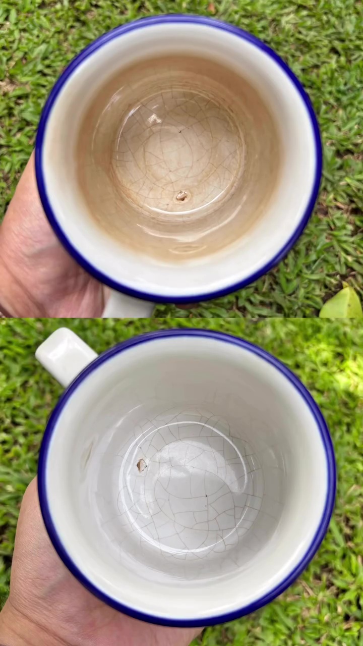 Masih kesulitan bersihkan kerak teh di gelas? Coba pakai cara dari ahli teh ini, praktis tanpa disikat