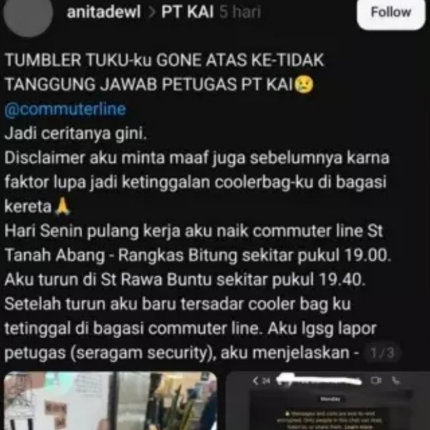 Nasib apes berujung berkah, Argi pegawai KAI viral gegara tumbler penumpang hilang dapat hadiah umrah