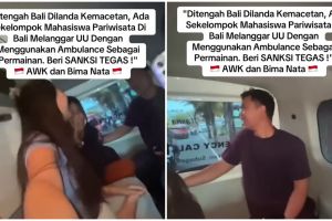 Viral aksi mahasiswa mainkan sirene ambulans buat konten, ini klarifikasi mereka, tetap diproses hukum