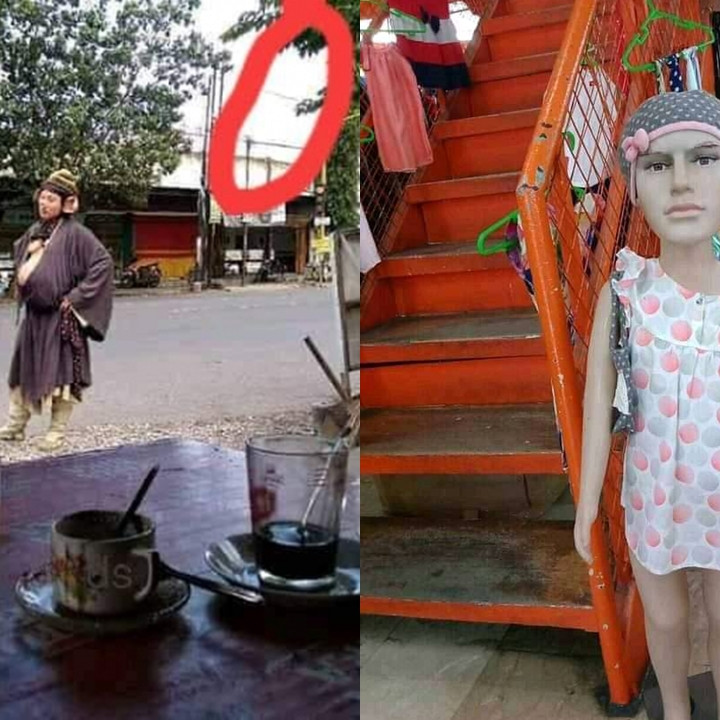 Bukan hantu tapi bikin deg-degan, ini 9 penampakan aneh di depan toko, ada yang mirip sosok misterius