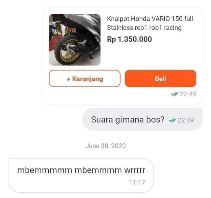 11 Chat lucu penjual online shop saat ditanya produk, jawabannya nyeleneh banget bikin pembeli emosi