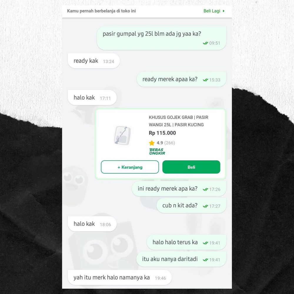 11 Chat lucu penjual online shop saat ditanya produk, jawabannya nyeleneh banget bikin pembeli emosi