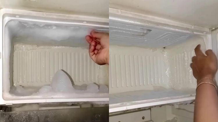 Tanpa kipas atau air panas, begini cara praktis bersihkan bunga es di freezer dalam sekali tarikan