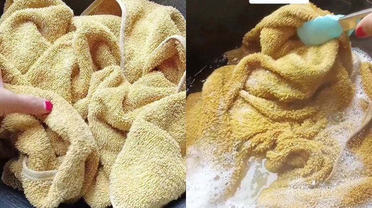 Cara cuci handuk ini bikin bersih dan bebas bau apek meski tanpa pewangi, cukup pakai 3 bahan dapur