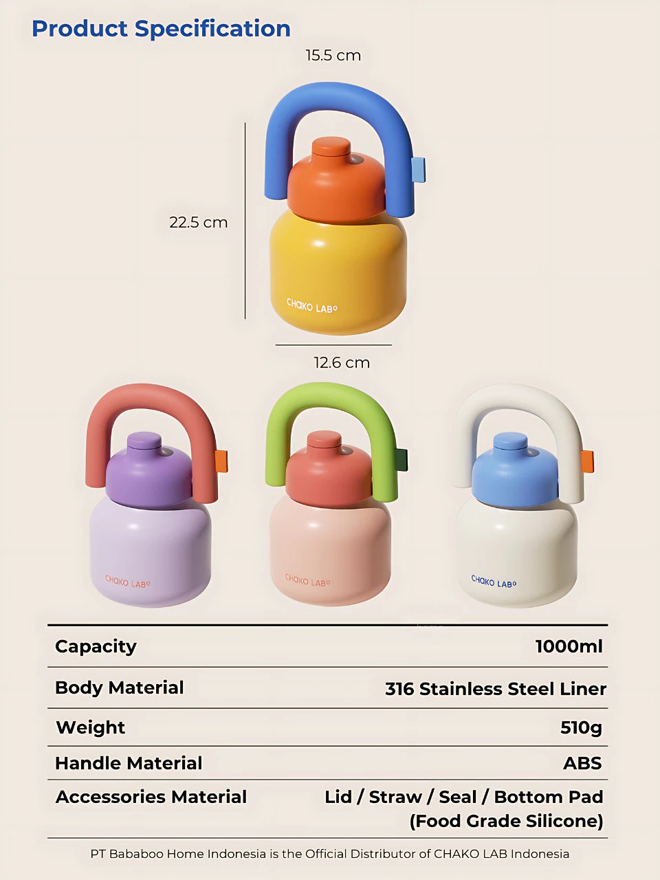 9 Rekomendasi tumbler Chako Lab paling lucu di bawah Rp600 ribu, kualitas premium dan mudah dibawa