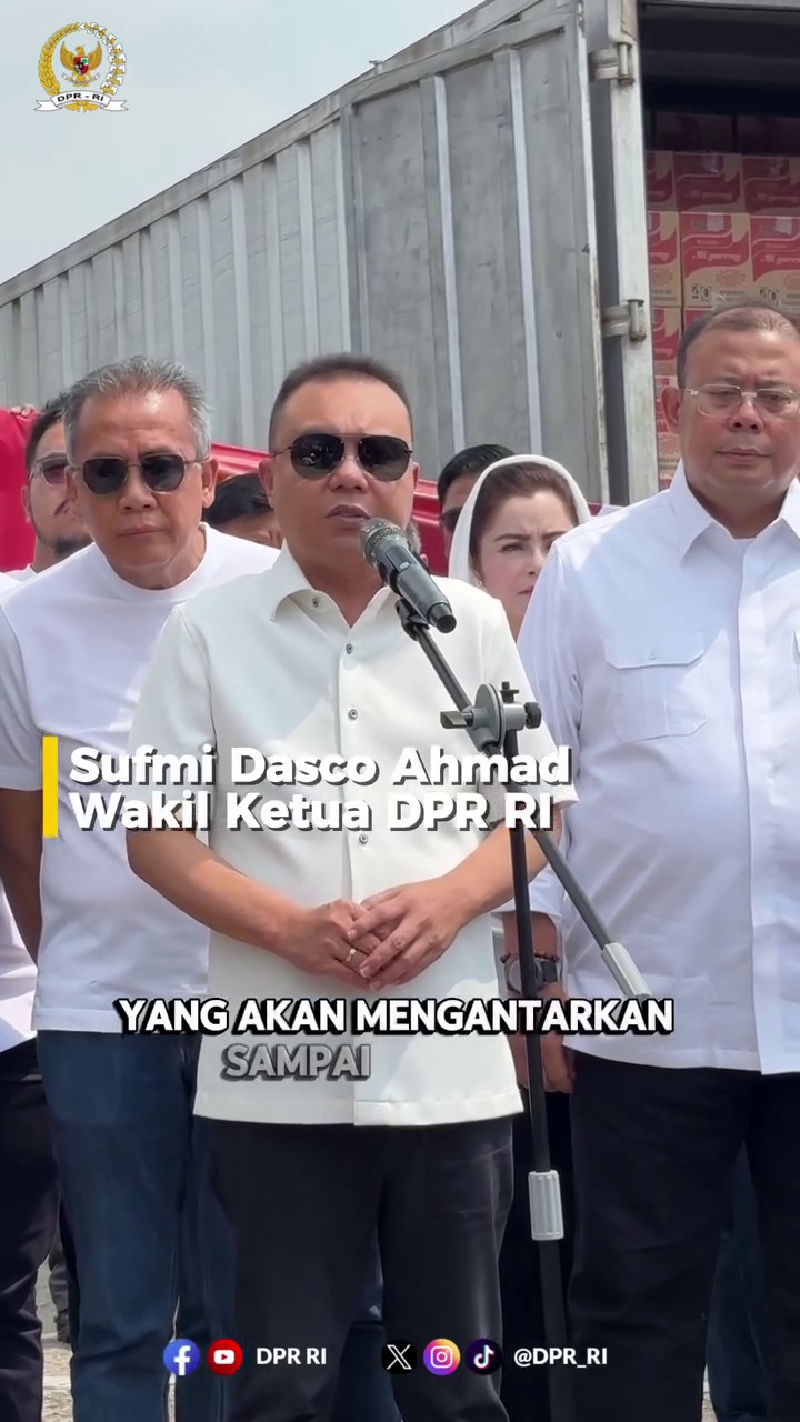 Kompak berbaju putih, 9 potret anggota DPR kirim 15 ton bantuan bagi korban bencana Sumatra