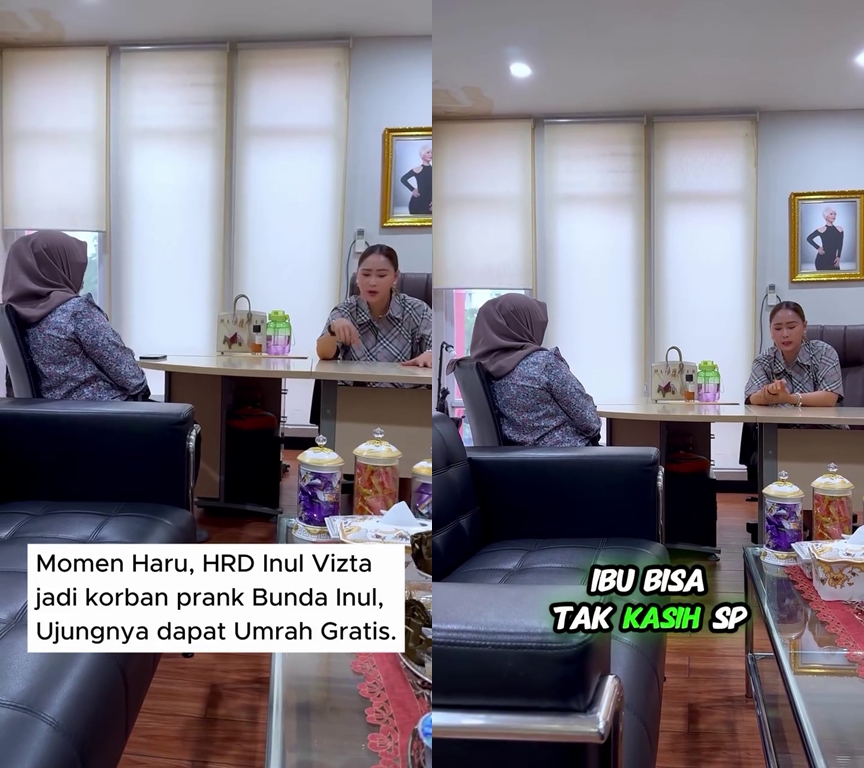 Bikin haru, Inul Daratista beri kejutan umrah untuk karyawan yang 10 tahun setia bekerja bersamanya