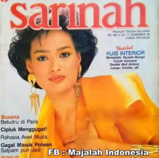 Cantiknya tak pudar, begini 9 potret masa muda Donna Harun saat jadi cover majalah
