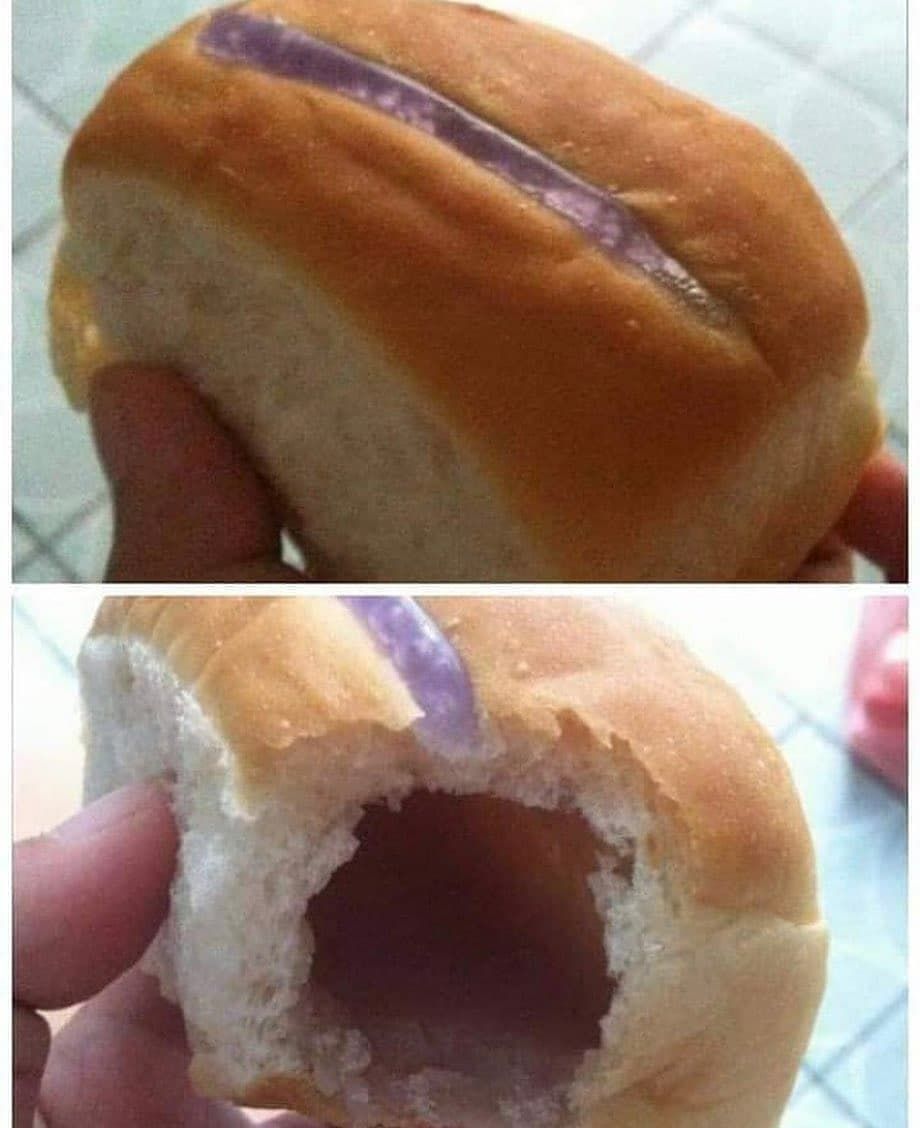 Ketika harapan tak sesuai realita, 13 potret apes makan roti ini bikin geleng kepala