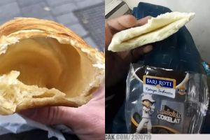 Ketika harapan tak sesuai realita, 13 potret apes makan roti ini bikin geleng kepala