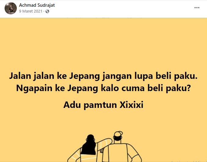 11 Status lucu gagal pantun di Facebook, endingnya nggak nyambung tapi bikin ngakak parah