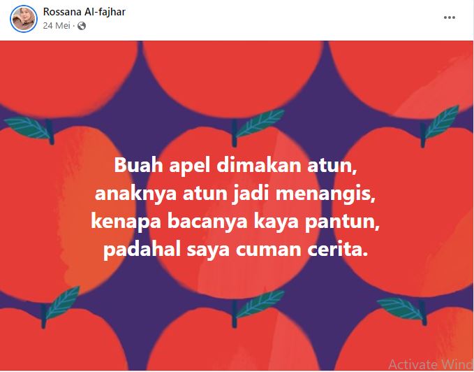 11 Status lucu gagal pantun di Facebook, endingnya nggak nyambung tapi bikin ngakak parah