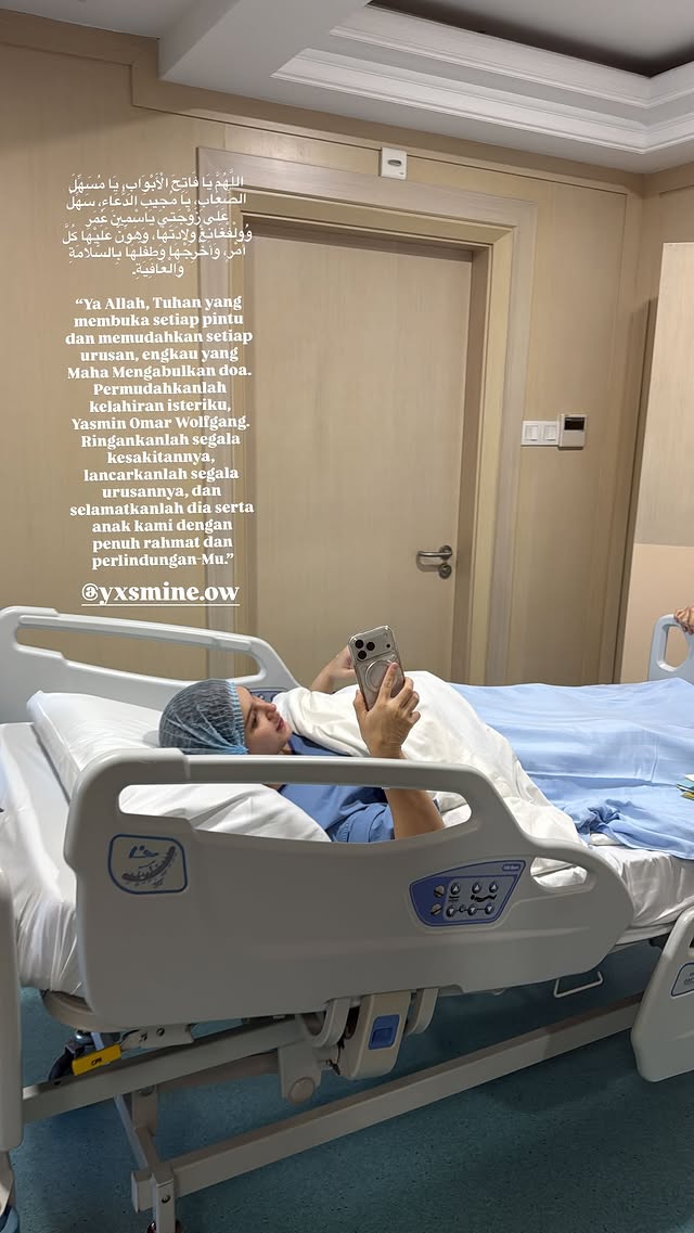 7 Potret persalinan anak kedua Yasmine Ow eks istri Aditya Zoni, paras sang bayi masih dirahasiakan