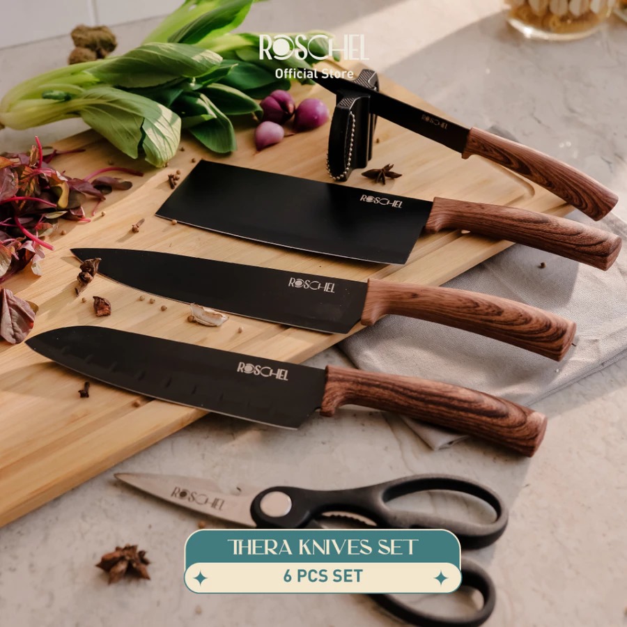 9 Rekomendasi set pisau dapur di bawah Rp300 ribu yang bagus, tajam, dan lengkap untuk memasak