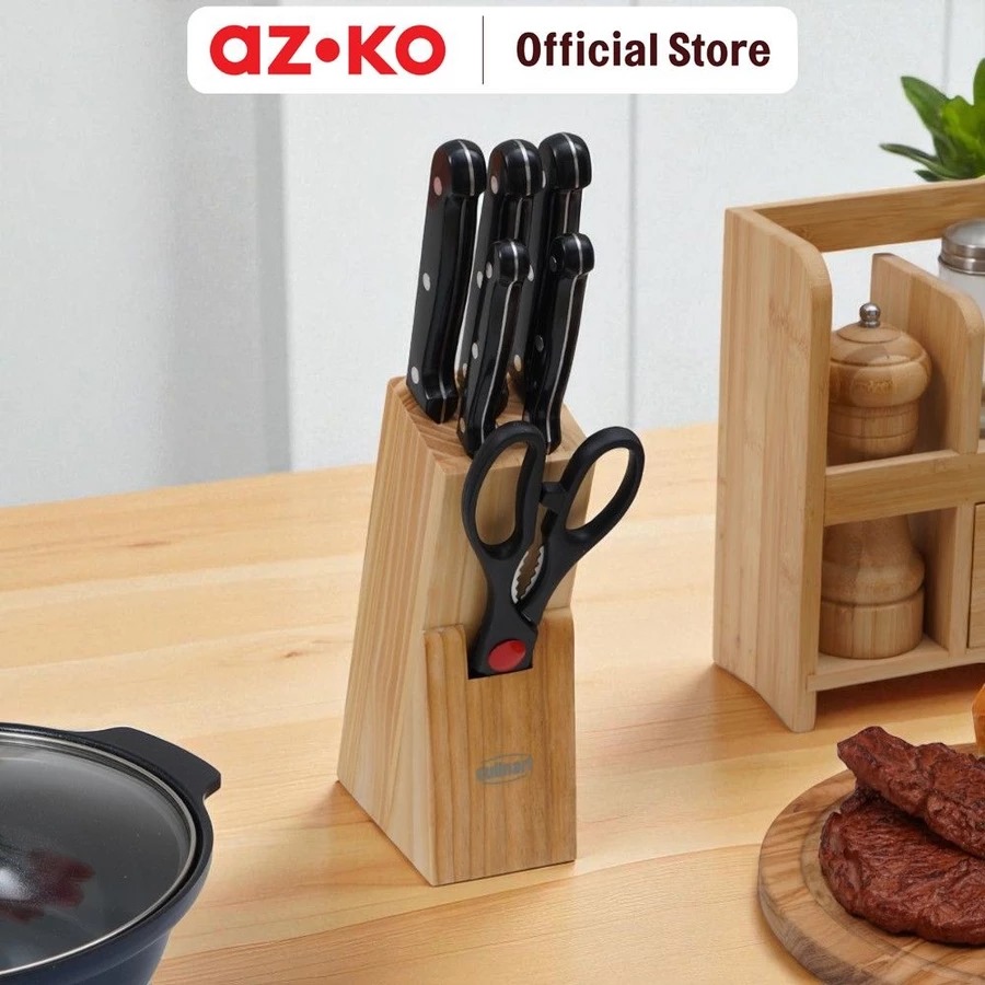 9 Rekomendasi set pisau dapur di bawah Rp300 ribu yang bagus, tajam, dan lengkap untuk memasak