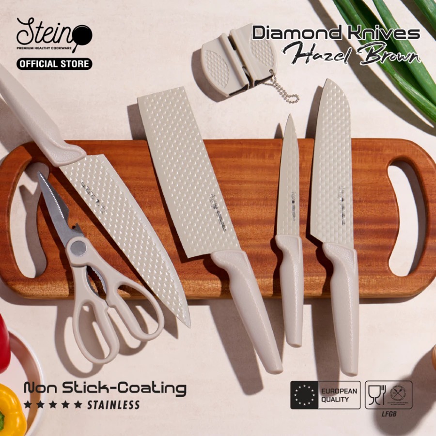 9 Rekomendasi set pisau dapur di bawah Rp300 ribu yang bagus, tajam, dan lengkap untuk memasak