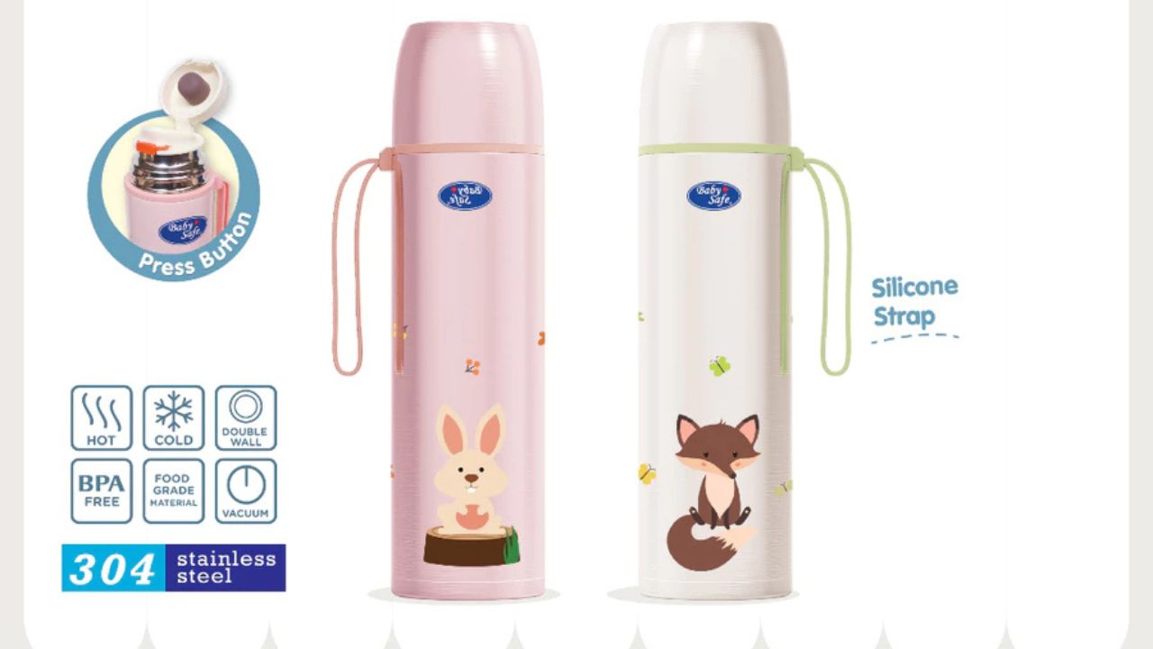 5 Termos air bayi paling praktis, anti tumpah dan ideal untuk seduh susu saat perjalanan