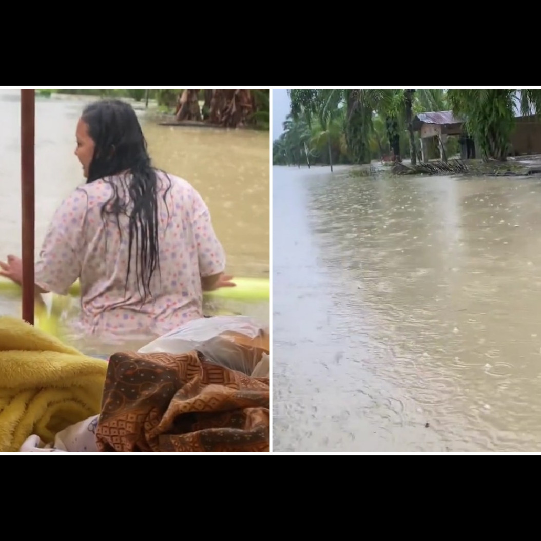 Jadi korban banjir di Sumut, wanita ini evakuasi bayinya tanpa bantuan, 5 potretnya miris