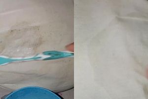 Guling penuh bintik hitam karena jamur? Jangan ganti baru! Ini trik mencucinya dengan 1 bahan dapur