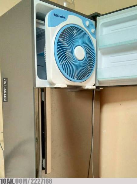 15 Potret kocak orang manfaatkan kipas angin rusak, hasilnya nyeleneh tapi bikin salut