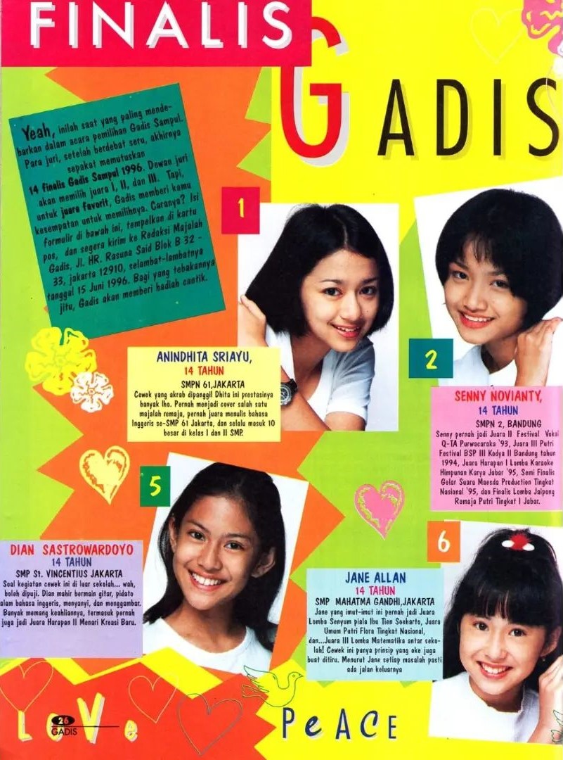 Kakak ipar Denny Sumargo ternyata juara 3 Gadis Sampul 1996 bareng Dian Sastro, ini 11 potret lawasnya