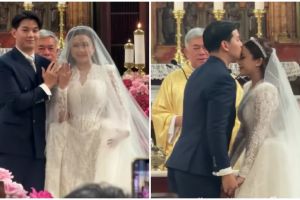 9 Potret pemberkatan nikah Brisia Jodie dan Jonathan Alden di Katedral Jakarta, khidmat dan sakral