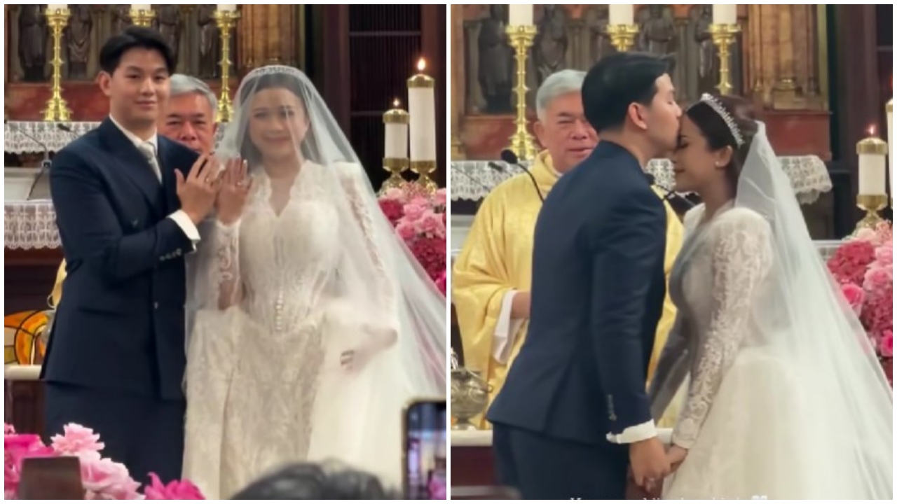 9 Potret pemberkatan nikah Brisia Jodie dan Jonathan Alden di Katedral Jakarta, khidmat dan sakral