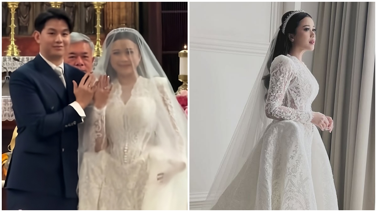 Gaun pernikahan Brisia Jodie ini terinspirasi dari Kate Middleton, 7 potret detailnya anggun pol