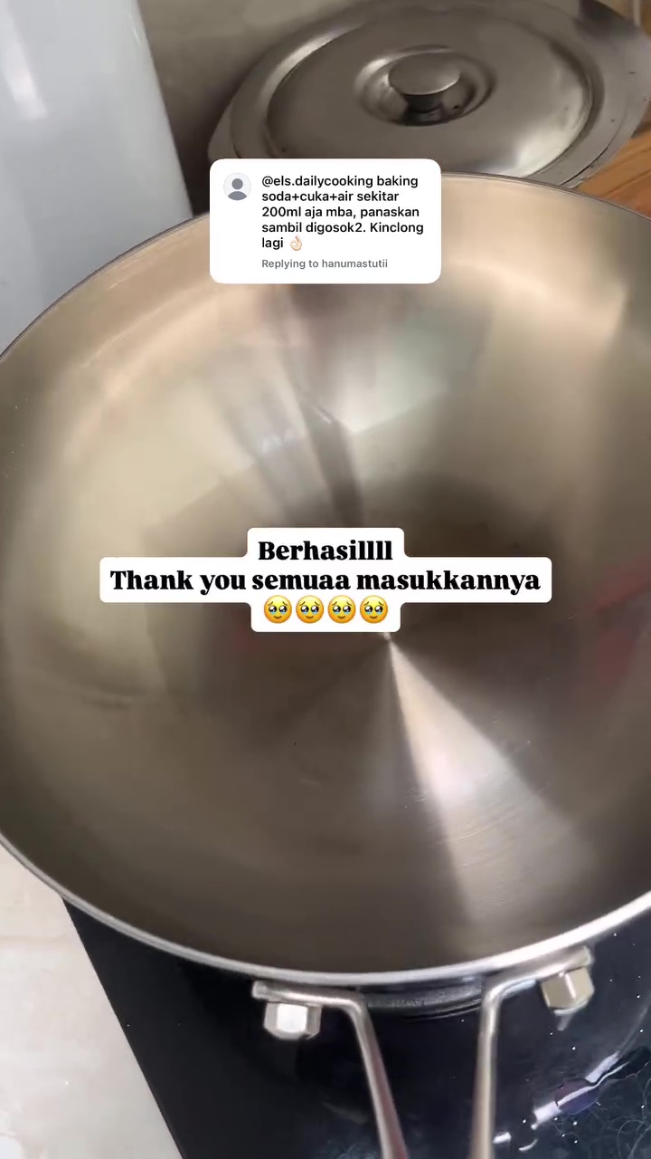 Sabun saja tak cukup hilangkan noda pelangi di wajan stainless, pakai trik ini biar mengilap lagi