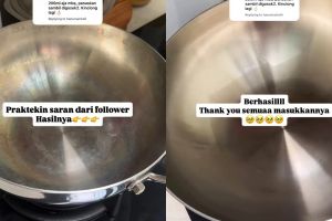 Sabun saja tak cukup hilangkan noda pelangi di wajan stainless, pakai trik ini biar mengilap lagi