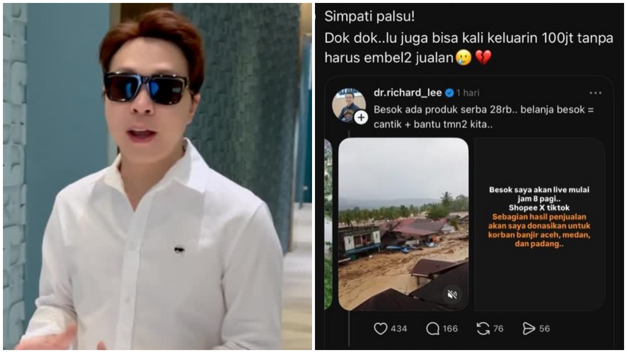 Dikecam gegara donasi korban banjir tapi nyambi promosi produk, Dokter Richard Lee tegaskan hal ini