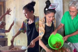 Potret kenangan Epy Kusnandar dan Karina Ranau, hidup sederhana jualan Jukut Goreng bareng