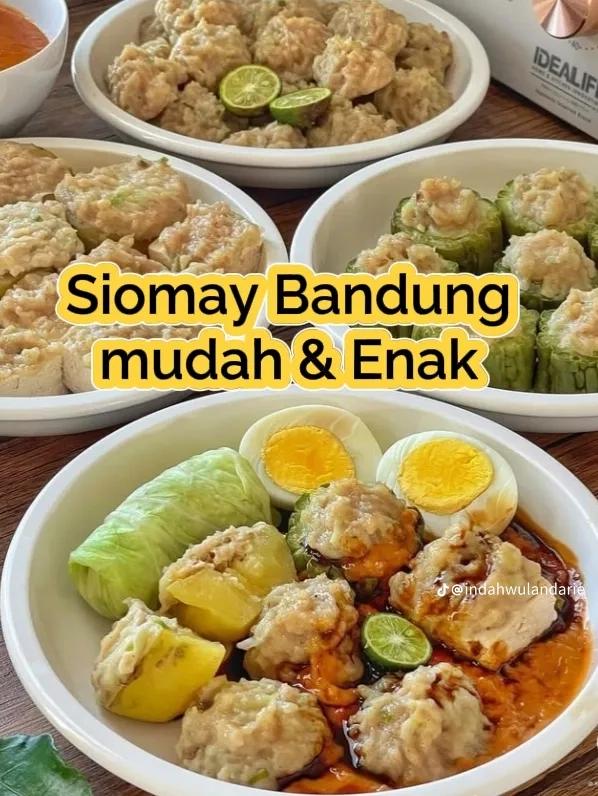 9 Resep siomay terbaru 2025 dengan bumbu kacang creamy, cocok jadi cemilan keluarga
