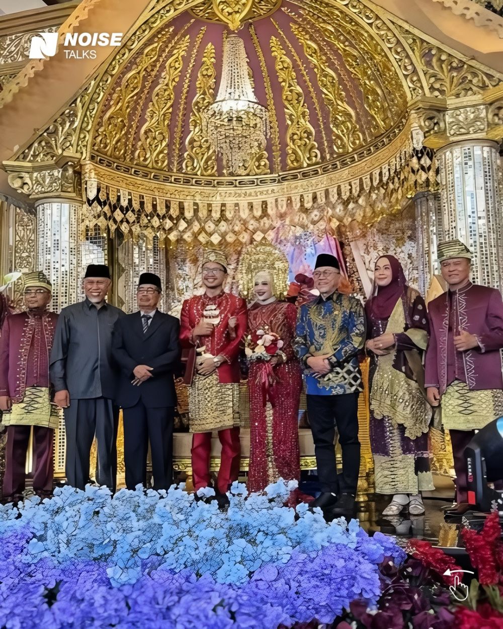 7 Potret pejabat hadiri resepsi anak petinggi kader PAN di Padang, bertepatan agenda ke lokasi bencana