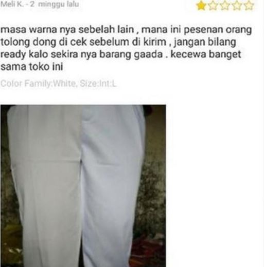 11 Momen apes belanja celana online ini bikin senyum miris, ada yang ukurannya mini banget