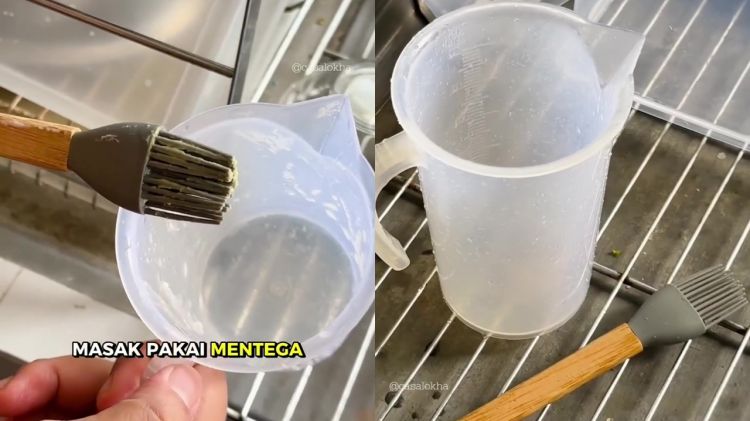 Usai baking, alat dapur jadi licin karena penuh mentega? Coba bersihkan pakai cara ini biar sat-set