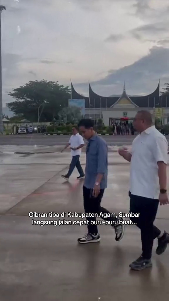 9 Potret Wapres Gibran Rakabuming ke posko bencana di Sumatra Barat, sampaikan permohonan maaf