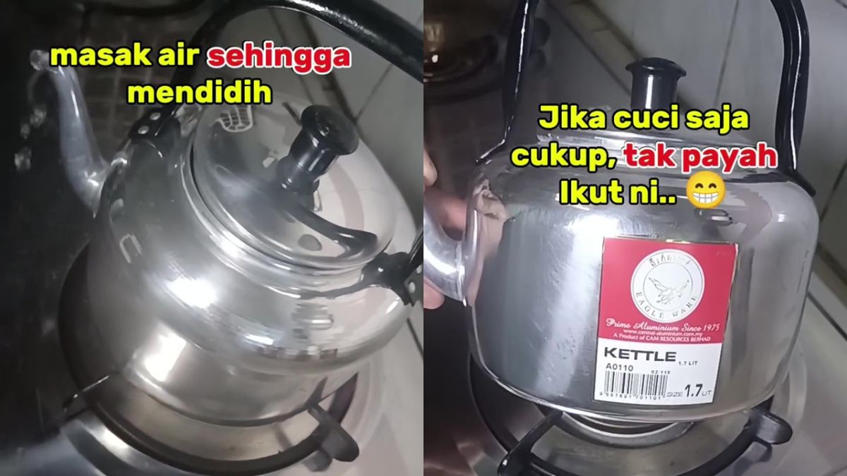 Bukan dicuci, ini cara sterilkan teko baru biar lebih aman dipakai merebus air tanpa ada residu