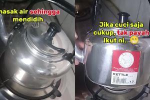 Bukan dicuci, ini cara sterilkan teko baru biar lebih aman dipakai merebus air tanpa ada residu