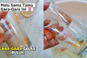 Gelas kaca jadi buram karena noda kerak? Cukup rendam 30 menit dalam cairan ini biar bening lagi