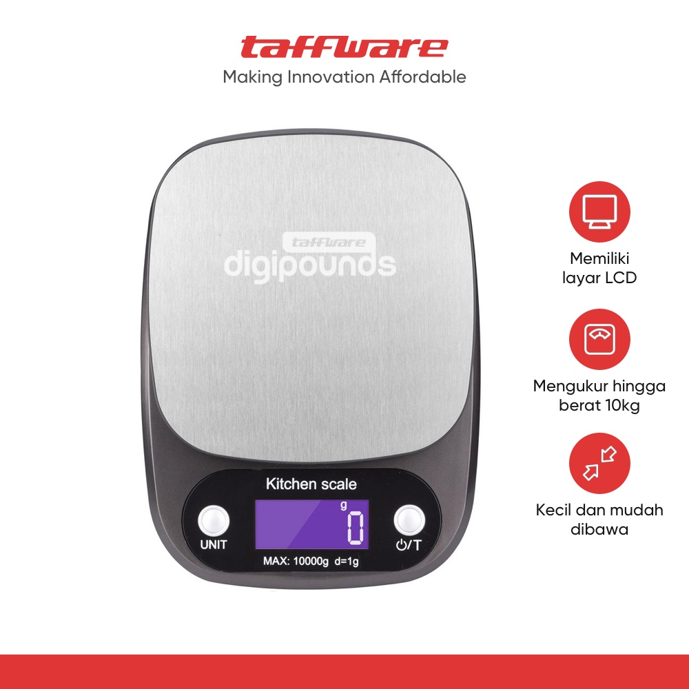 9 Rekomendasi timbangan dapur yang kuat dan akurat dengan kapasitas hingga 10 kg di bawah Rp300.000
