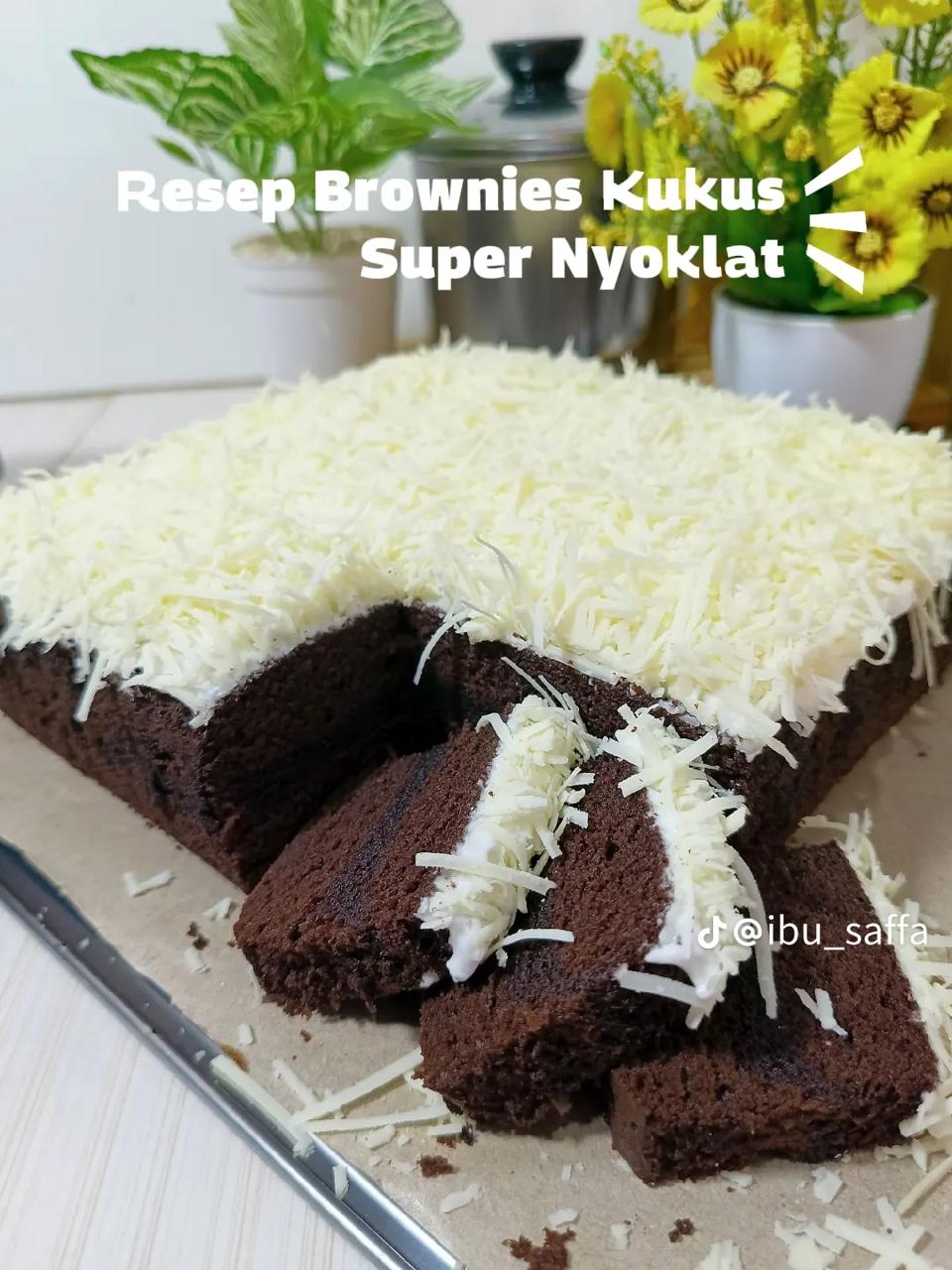 9 Resep brownies kukus ala rumahan simple dan lembut, anti gagal buat pemula