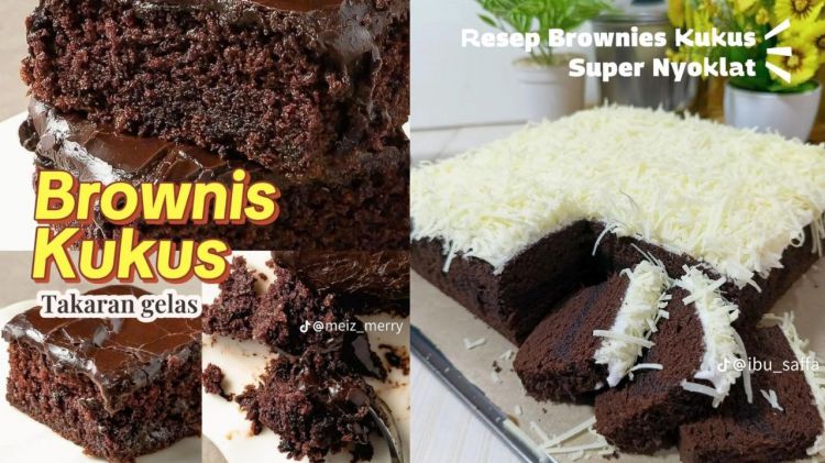9 Resep brownies kukus ala rumahan simple dan lembut, anti gagal buat pemula