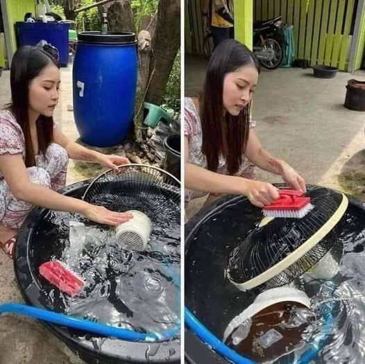 Lucu tapi bikin greget, 13 momen nyuci barang aneh ini sukses bikin netizen garuk kepala